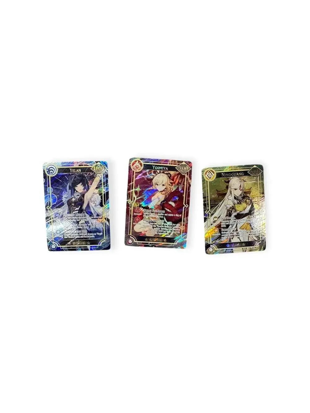 (RA) 63x Genshin Impact Holographic Cards Lot Anime Trading Cards Foil Bundle